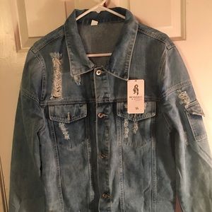 Men’s Distressed denim jackets